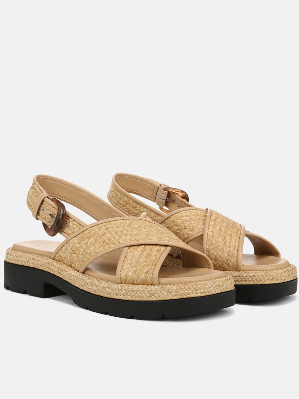 NEW VInce. Helena Raffia Sandals Size 9.5
